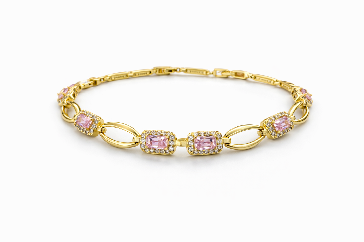 Pulsera Destello Rosé(Cristal Swarovski + zirconia)