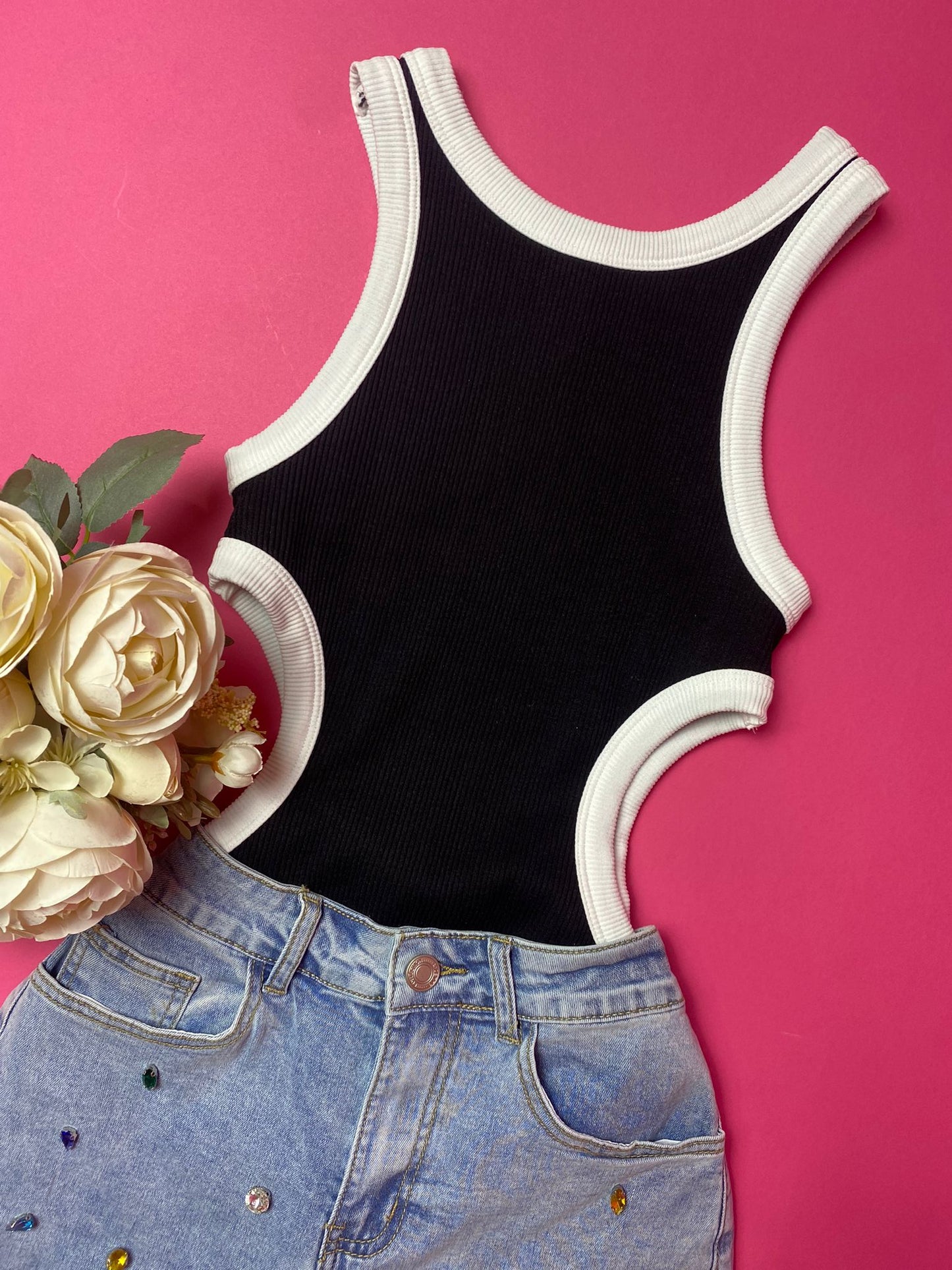 Black Basic Bodysuit