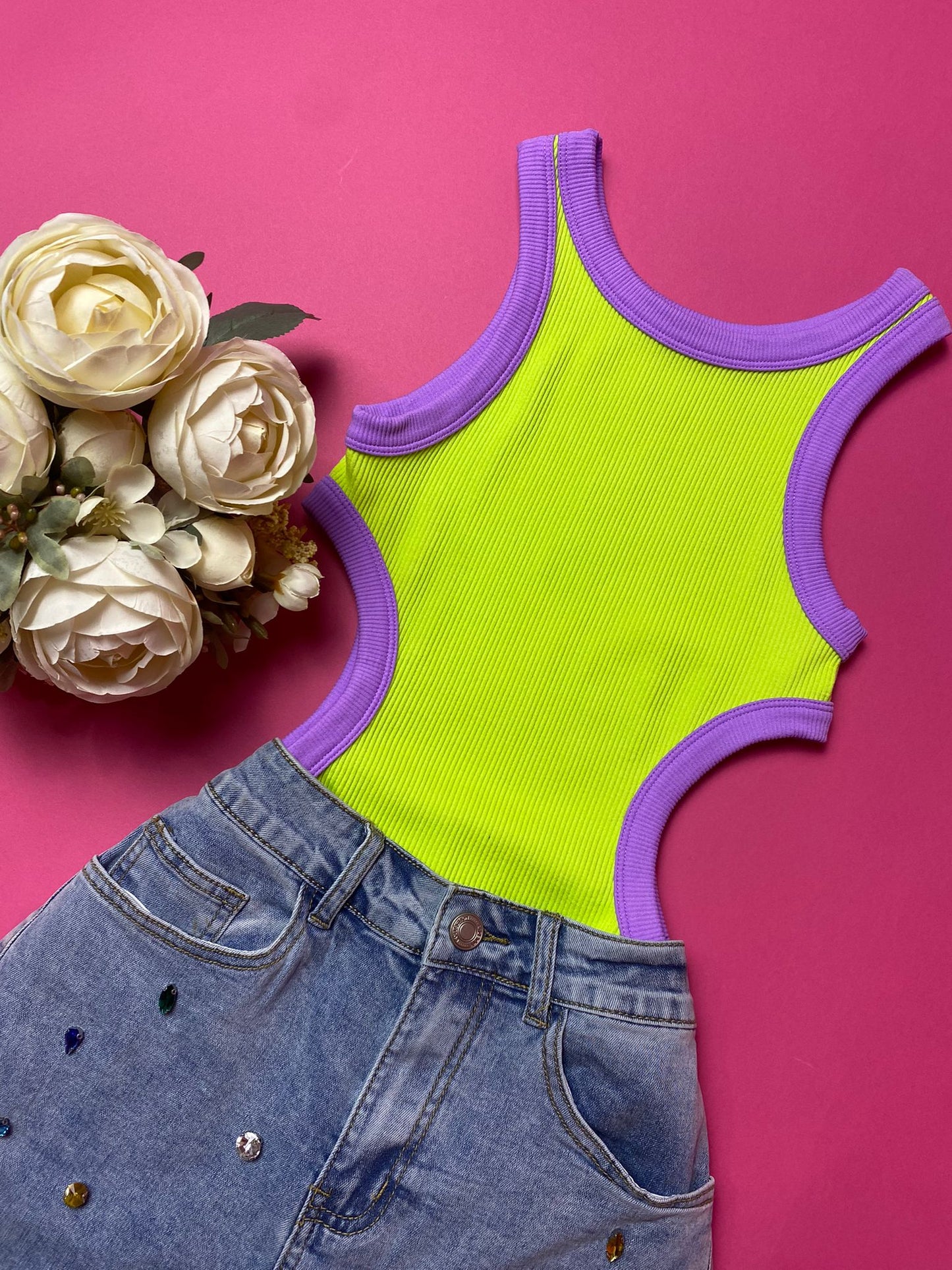 Green Basic Bodysuit
