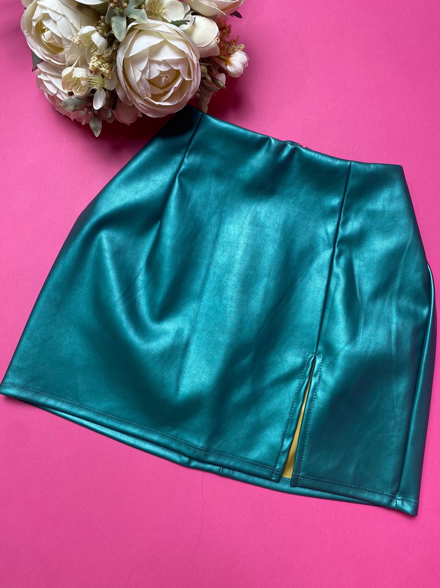 Leather Mini Skirt