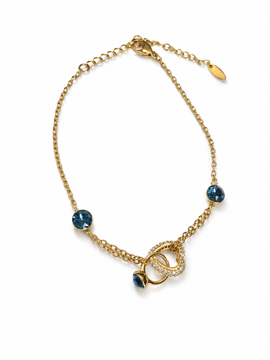 Pulsera Celeste Midnight(Cristal Swarovski)