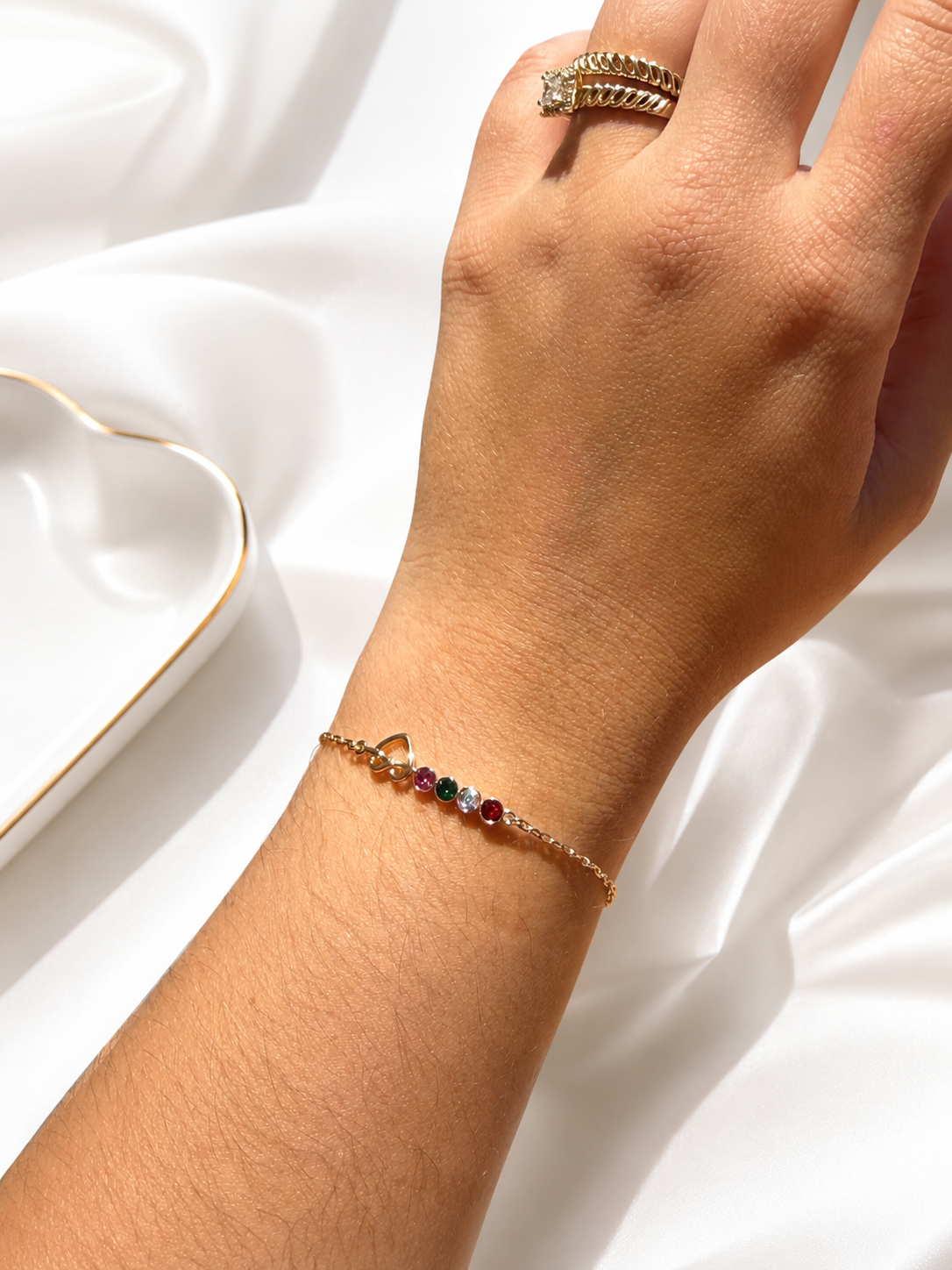 Pulsera Corazón de Ensueño(Cristal Swarovski)