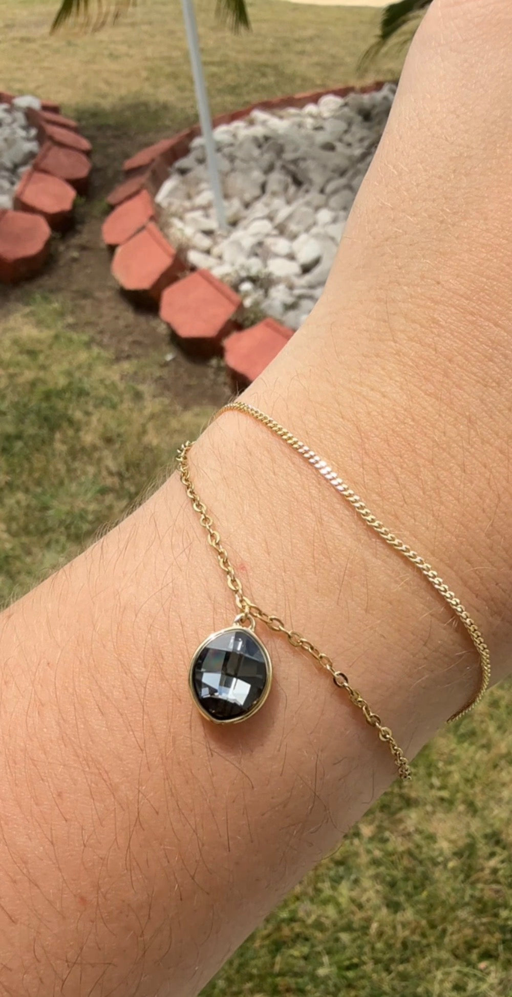 Pulsera Serena Noir                (Cristal Swarovski)