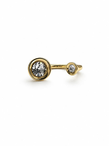 Anillo Celine ajustable (Cristal Swarovski)