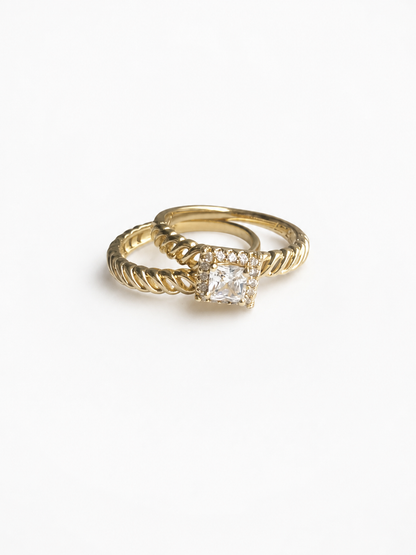 Anillo Vínculo Eterno(Zirconia)