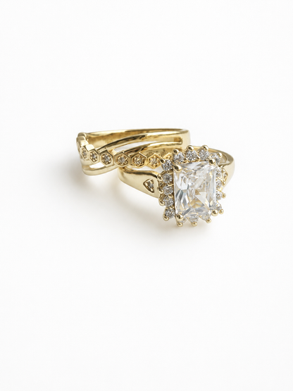 Anillo Reina Aurora(Zirconia)