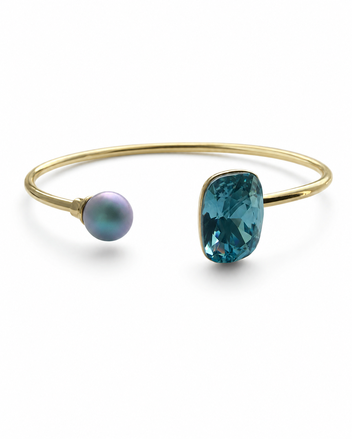 Pulsera Isla Blue (Cristal Swarovski)(57mm)