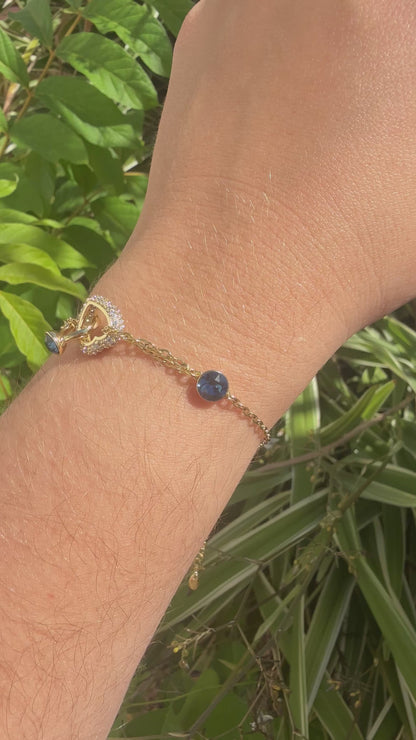 Pulsera Celeste Midnight(Cristal Swarovski)