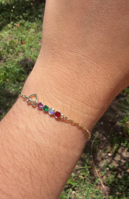 Pulsera Corazón de Ensueño(Cristal Swarovski)